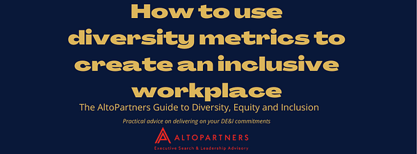 DE&I diversity metrics
