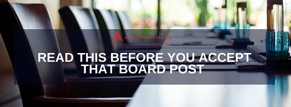 Read This Before Board Seat