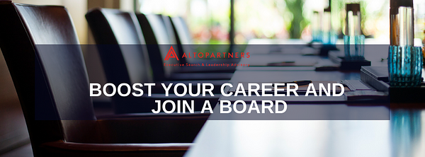 Boost Your Career and Join a Board