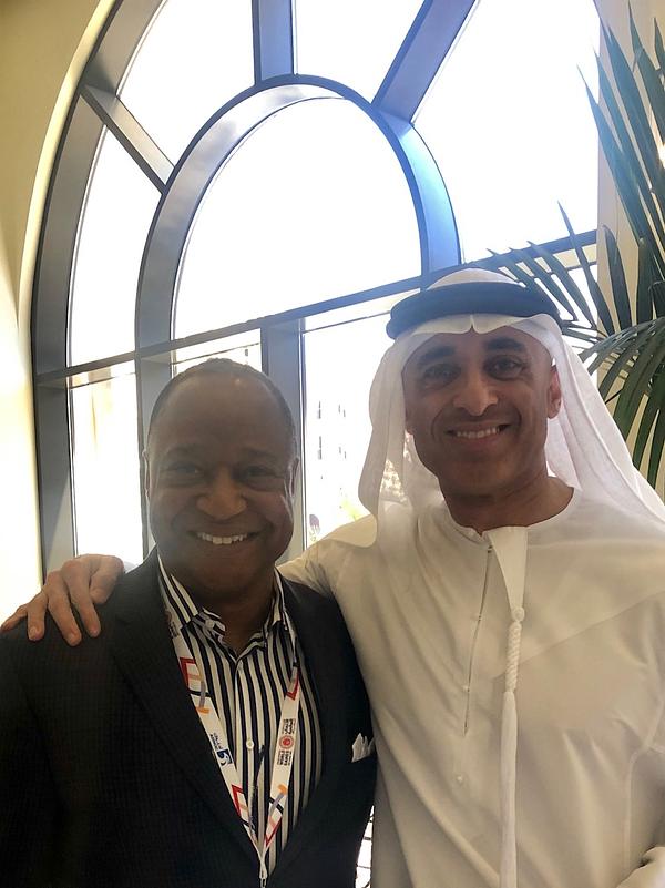 Dale Jones and UAE Ambassador Yousef Al Otaiba
